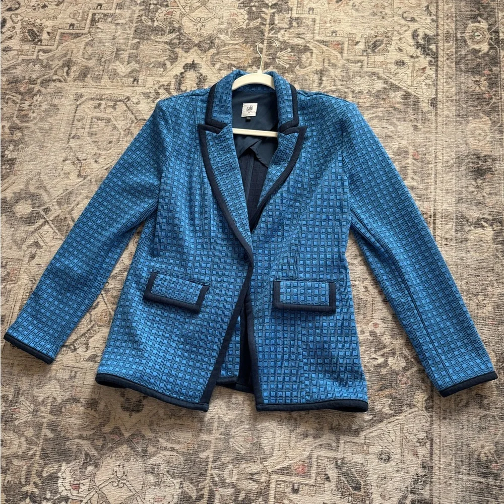 Cabi Scholarship Blue Blazer, Size Medium - Picture 3 of 11